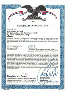 8 FDA Certificate